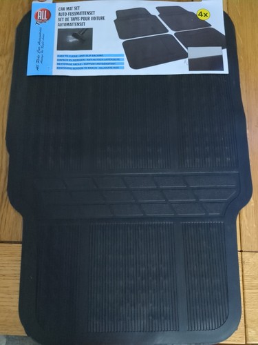 Set rubber car mats - of,