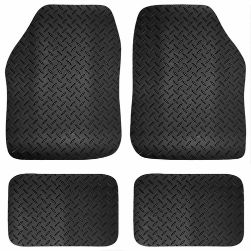 Pcs car mats rubber black - mats,