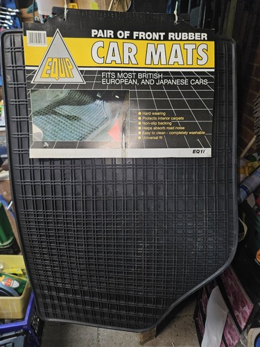 Pair hard wearing car - wearing, mats