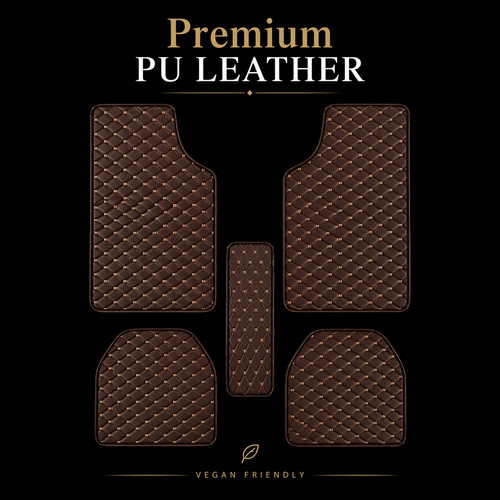 Premium leather car - floor, mats